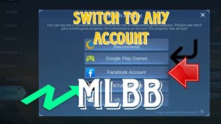 How To Switch Accounts Mobile legends bang bang 2023  MLBB [upl. by Aibat]