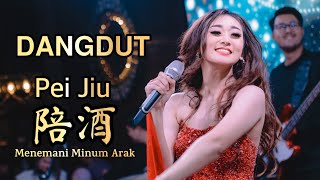 DANGDUT  PEI JIU 陪酒 Helen Huang LIVE  Lagu Mandarin Lirik Terjemahan [upl. by Danette]