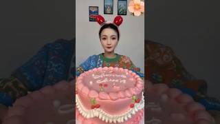 full creamy cake eating🍰🎂 mukbang cake eatingshow cakemukbang dessert shorts asmr [upl. by Candis]