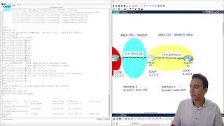 OSPF virtual links  Practical example شرح عربي [upl. by Solenne]