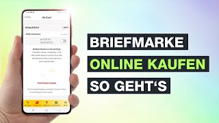 Mobile Briefmarke mit Code erstellen So gehts  Briefmarke Online kaufen per App  Testventure [upl. by Zitvaa251]