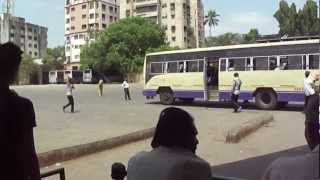 Standing in Navsari Bus Station Gujarat India 7th May 2012 [upl. by Gunn451]