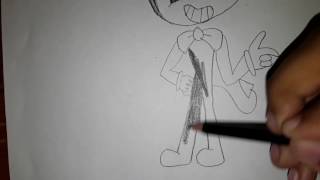 How to draw Bendy from Bendy and the ink machine [upl. by Tench]