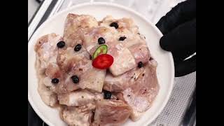 Black Beansauce Pork Spareribs cooking frozenfood frozenmeals foodbusiness foodimport [upl. by Ahtibat]