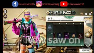 Season18 royal pass rewards 1100 [upl. by Nesyt]