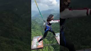 Shes So Flexible Bungee Jumping With Rope In Beautiful Placefunny bungee [upl. by Harcourt]