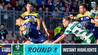 Zebre Parma v Benetton Rugby  Instant Highlights  Round 8  URC 202324 [upl. by Hajidak]