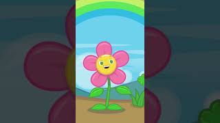 Flower hindi poem kidsvideo learning india youtubeshorts [upl. by Hally]