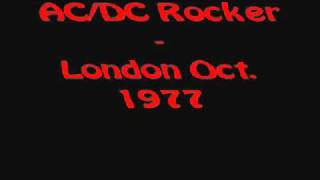 ACDC  Rocker Live oct27 1977  London [upl. by Mose]