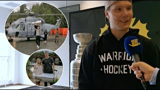 Stanley Cup i Sverige Oskar Sundqvists dag med pokalen [upl. by Dnalerb196]