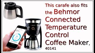 Behmor Brazen Plus Replacement Carafe [upl. by Addison]