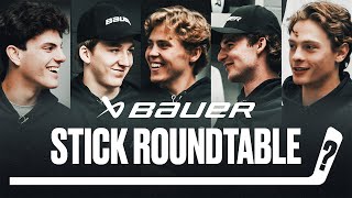 Top NHL Prospects react to 2025 Unreleased Stick and Discuss Stick Preferences [upl. by Berfield]