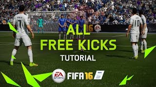 FIFA 16  ALL FREE KICKS Tutorial [upl. by Santoro]