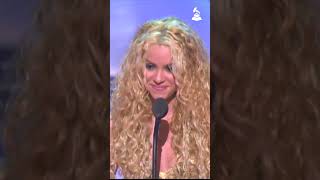 Watch shakira Win Best Latin Pop Album In 2001 For MTV Unplugged  GRAMMY Rewind [upl. by Nrehtak]