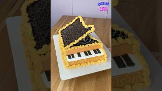 Piano cake decoration shorts cake cakedecorating cakedesign cakedecorating [upl. by Enimrac]