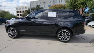 2017 Land Rover RangeRover 50L V8 Supercharged Austin Rollingwood Tarrytown West Lake Hill [upl. by Moriah674]