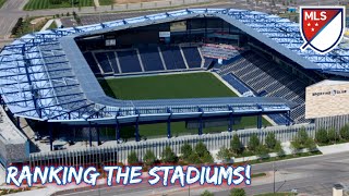 MLS Stadiums RANKED [upl. by Hgielak577]