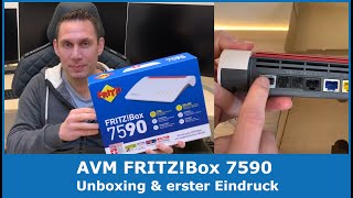 AVM FRITZBox 7590 Router  Unboxing amp erster Eindruck Für VDSLSupervectoring [upl. by Levina]