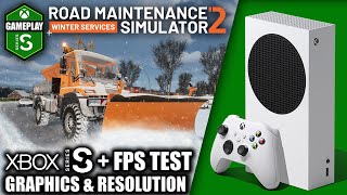 Road Maintenance Simulator 2  Xbox Series S Gameplay  FPS Test [upl. by Nauqel]