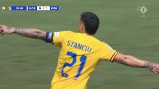 Nicolae Stanciu Goal European  Romania vs Ukraine 30 Goals Results And Extended Highlights2024 [upl. by Llednov]