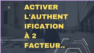 COMMENT ACTIVER LAUTHENTIFICATION À DEUX FACTEURS SUR OMEGA NETWORK ❓❓ [upl. by Lledner674]