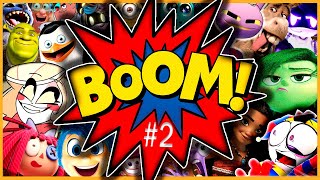 Boom Boom Boom Boom SONG Movies Games and Series COVER PART 2 feat Hazbin Hotel [upl. by Ynabla889]