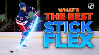 Too Whippy Too Stiff NHL Players Try Out Different Stick Flexes [upl. by Kcirrez]