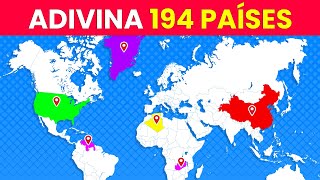 Adivina TODOS LOS PAÍSES y completa el MAPAMUNDI 🌍🧠🤓 Reto de Geografía 😁 [upl. by Ashraf646]