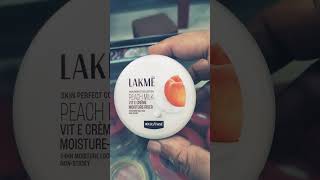 Lakme peach milk soft cream viralvideo lakme lakmefashionweek2020 shortvideo [upl. by Ozneral685]