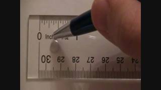 Measuring Lines in Inches and Half Inches with a Ruler Revised [upl. by Xonel507]