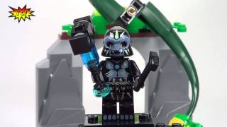 LEGO Legends of Chima Whirling VInes 70109 TimeLapse amp Review [upl. by Hsakiv]