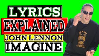 John Lennon Imagine Reaction Stories Behind Music Review In Depth Music Review The Beatles Reaction [upl. by Immac]