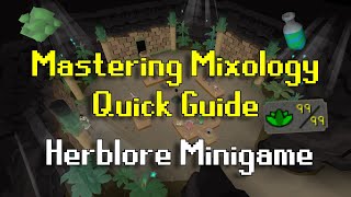 Mastering Mixology Quick Guide  New Herblore Minigame 2024 OSRS [upl. by Lindblad]