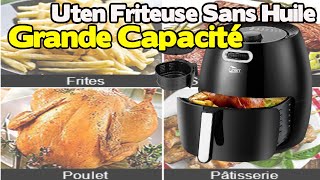 Uten Friteuse sans Huile  Friteuse à Air Électrique 65 Litres avec Panier [upl. by Elephus]