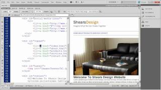 14  Introduction to Dreamweaver Tutorial CS5 [upl. by Adnorehs]