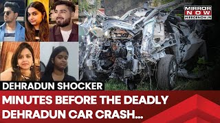 Dehradun Car Accident Attempt To Overtake BMW Driving Over 120 Kmph Minutes Before Deadly Crash [upl. by Acceb799]