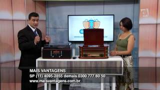 Vitrola LPR 550 Teac e Vitrola CTX Opera 4em1 no Programa Mulheres 28 03 2014 [upl. by Notnilc]