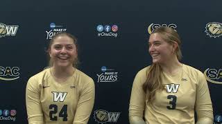 Wingate Volleyball Post Game Press Conference 10292024 [upl. by Kcirderf]