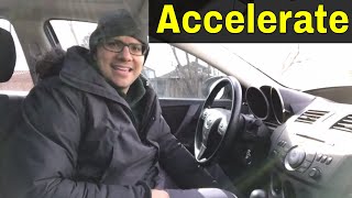 How To Accelerate In A Car Smoothly And SafelyBeginner Driving Lesson [upl. by Thanh]