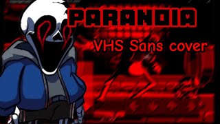 FNF Paranoia VHS Sans cover paranoia Marios Madness cover [upl. by Aip]