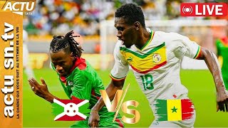 🔴En direct Match Sénégal VS Burundi Éliminatoires CAN 2025 [upl. by Yacano]