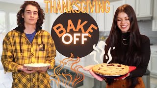 Thanksgiving CHALLENGE  Best Pie Bakeoff [upl. by Saiff]