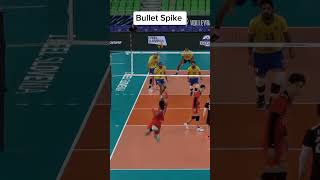 Nishida bullet spike volleyball [upl. by Introc]