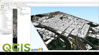 PART 1  How to create 3D BUILDING MAP VIEW in QGIS using Qgis2threejs PLUGIN [upl. by Mark]