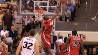 Bismack Biyombo Lockout Highlights  Provo [upl. by Wilmette897]