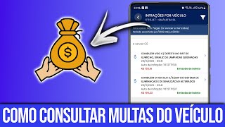 COMO CONSULTAR MULTAS DO VEÍCULO [upl. by Ayotac]