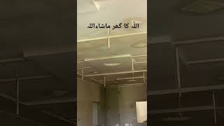 Best simple falls ceiling  apny Ghar school after Masjid ko bnaen beautiful decorated viralshort [upl. by Vidovic]