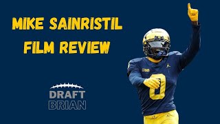 Mike Sainristil NFL Draft Film Review [upl. by Aushoj]