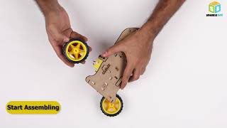 How to make an Obstacle Avoiding Robot  Sparklebox Robotics Kit  Robotics  Sparkle Box [upl. by Esiom]