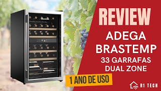 Como escolher uma adega  Review Adega Brastemp 33 garrafas Dual Zone BZB33 [upl. by Streetman]